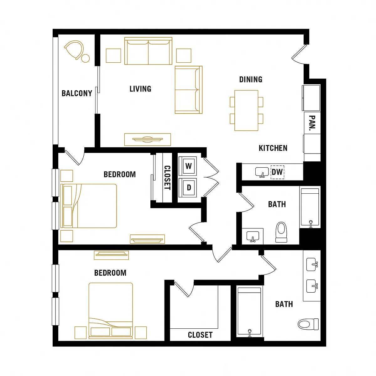 Floor plan B4
