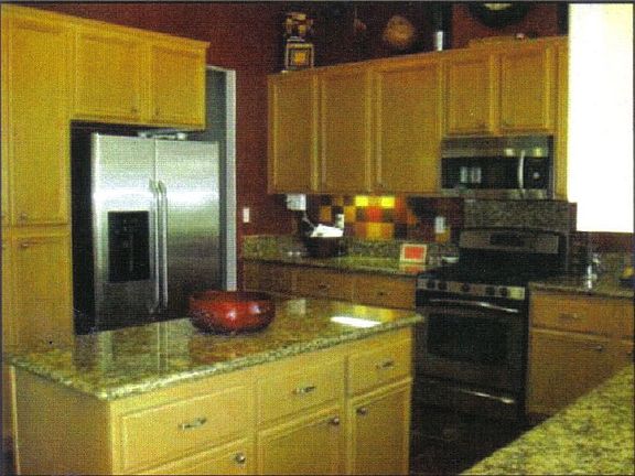 Beautiful granite, stainless steel in kitchen!