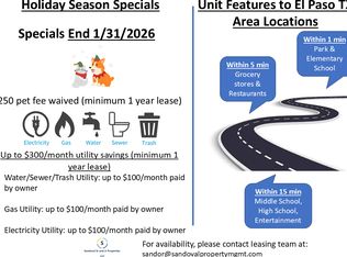 309 Coates Dr #309COATESUNITB, El Paso, TX 79932