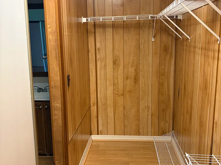 1/2 master bedroom closet