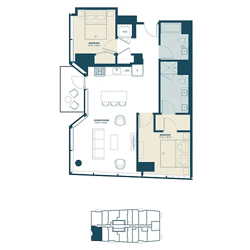 Floor plan B2