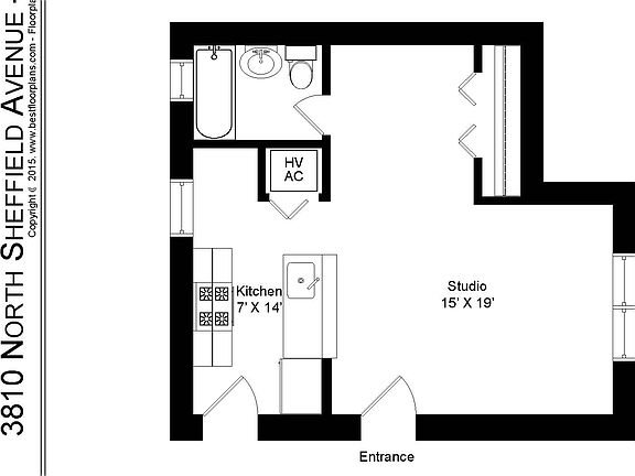5th image of 3810 1/2 N Sheffield Ave #2W