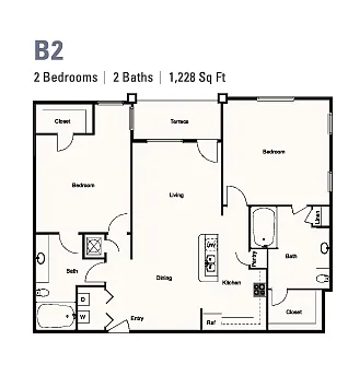 Floor plan B2