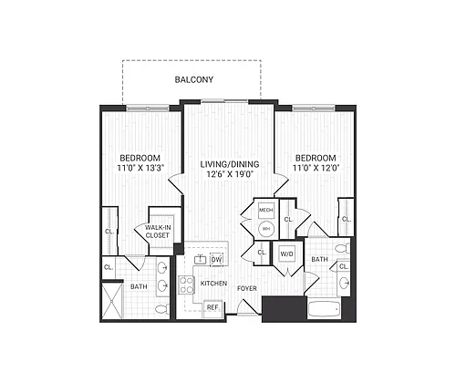 Floor plan Beacon - B2