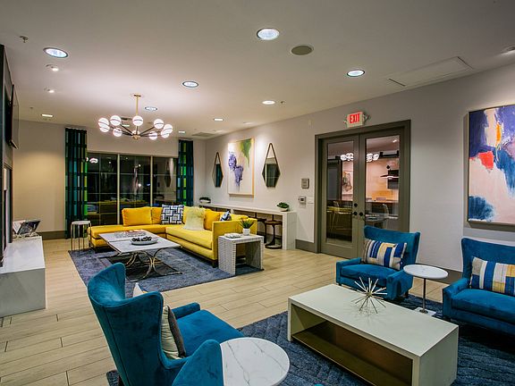 Finisterra Luxury Apartments Resident Clubhouse