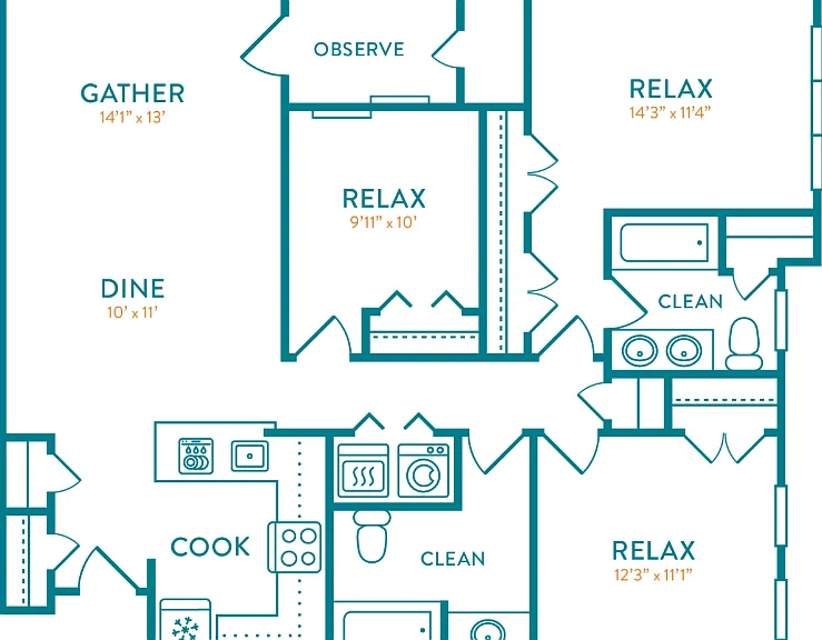 Sackett Floorplan Diagram
