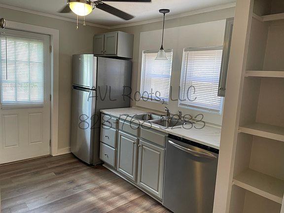 new stove, fridge, microwave and dishwasher.