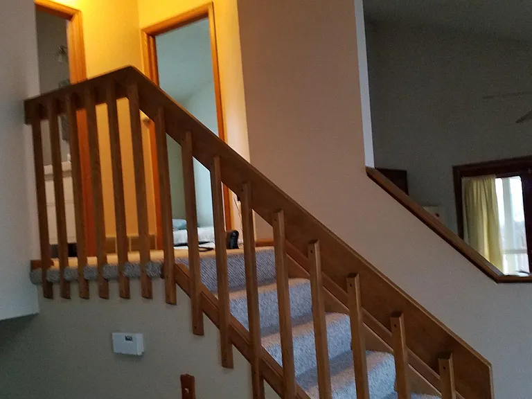 Stairs to upper level