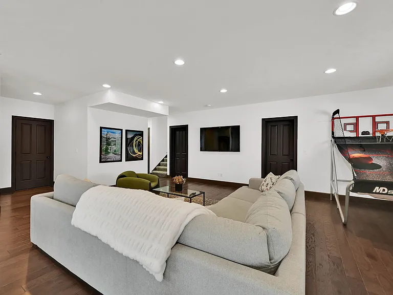 Downstairs living area