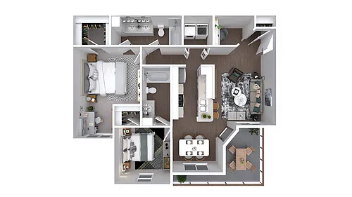 Floor plan 2X2-1099