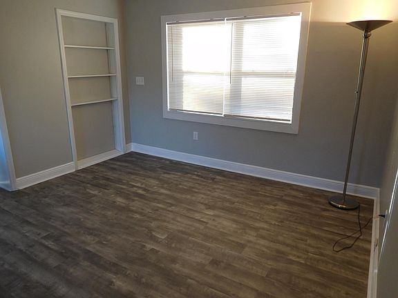 Living room with built in