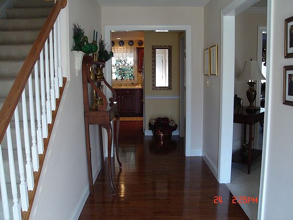 Wide entry and stairs