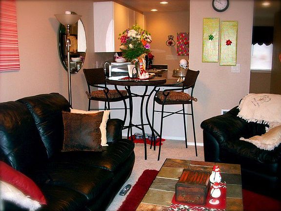 living room and kitchen