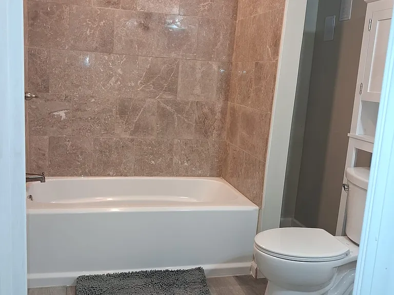 Bathroom entrance with full bath