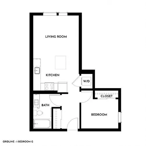 Floor plan 1X1 G