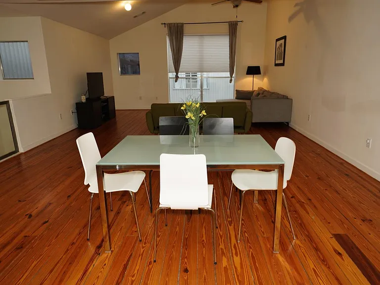 Living room and dining area on the 2nd floor