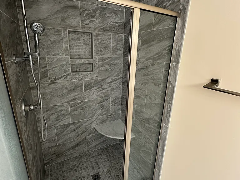 Custom tile shower
