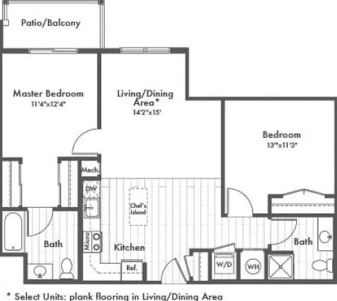 B5 Two Bedroom B5 Two Bedroom