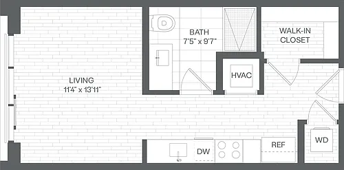 Floor plan Studio-SB1(SIM)