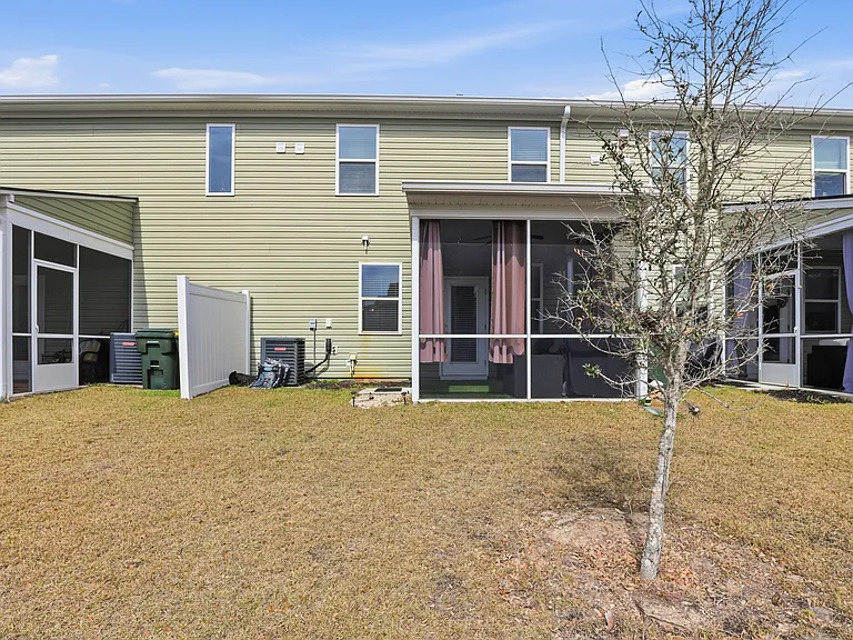 Back view of property