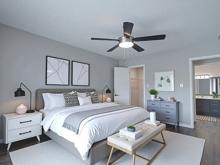 Establishment Bedroom Staged