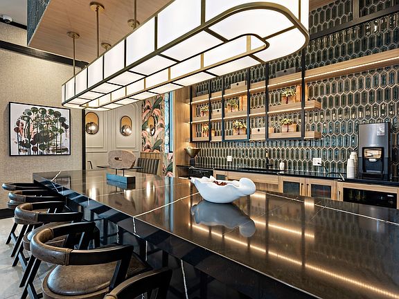 Kitchen with coffee bar