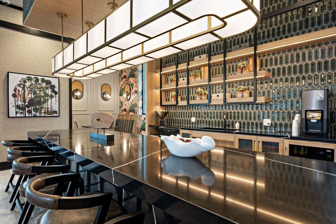 Kitchen with coffee bar