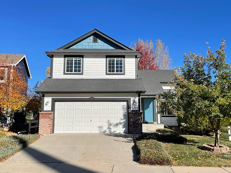 West-facing front yard and driveway means snow will melt from your driveway in the winter