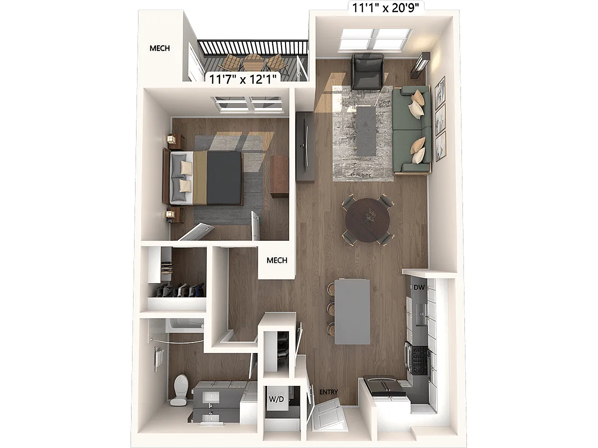 Floor plan AM19c-alt a-Upgrade
