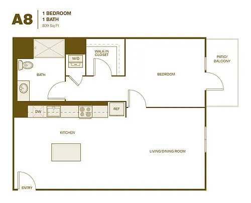 Floor plan A8