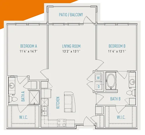 Floor plan B2