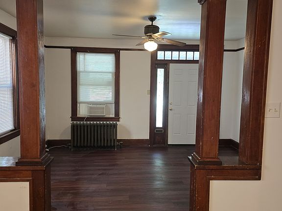 View of livingroom amd front door.