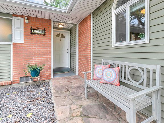 Covered entry to the home