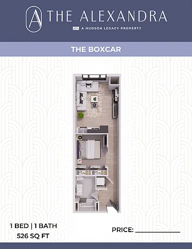 Floor plan The Boxcar