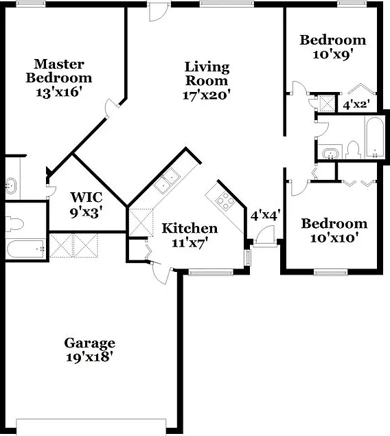 3 bed, 2.0 bath, 1194 sqft, $1,865 — Photo 2