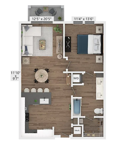 Floor plan Zinnia