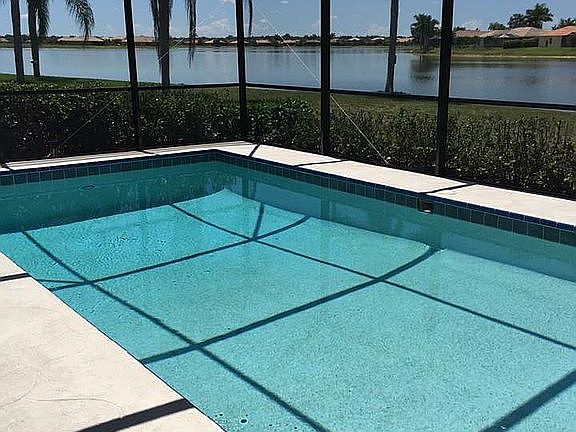 Nice pool with solar heat