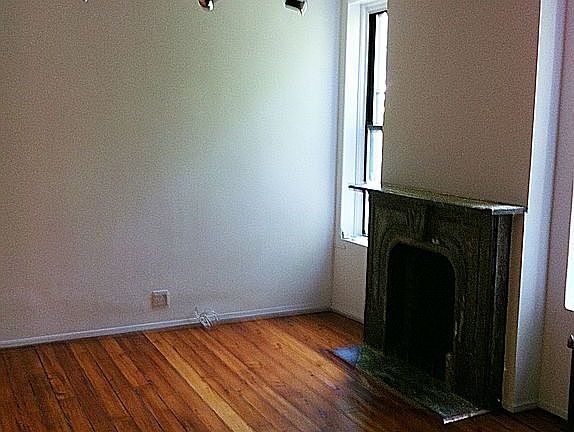 Wood burning fireplace