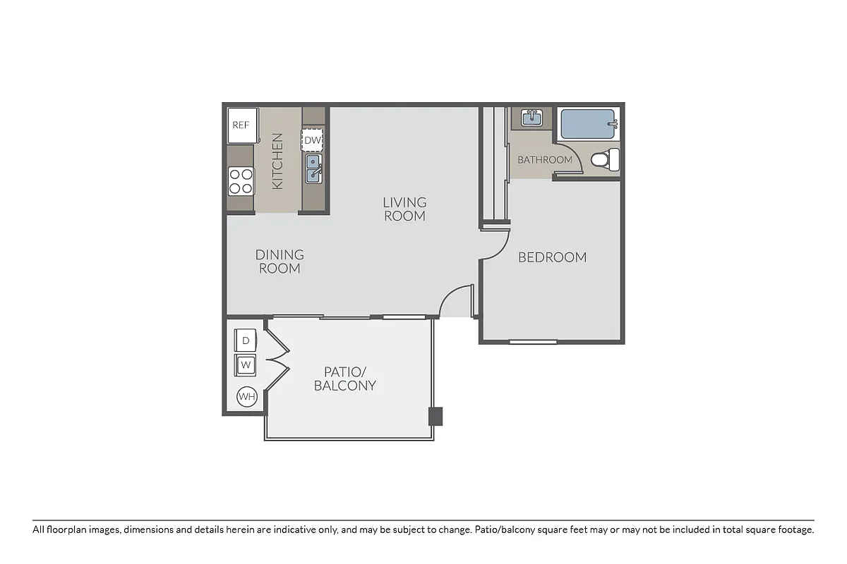 Floor plan Plan 1B