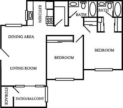 Floor plan The Cottonwood