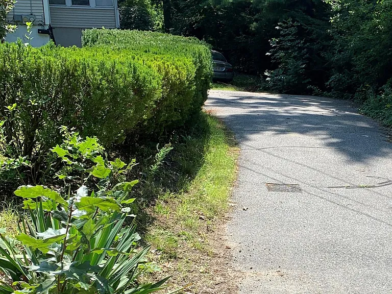 private off-street driveway (leads to entrance of apartment)