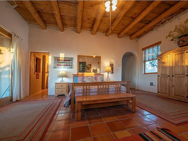 Master bedroom with attached portale.