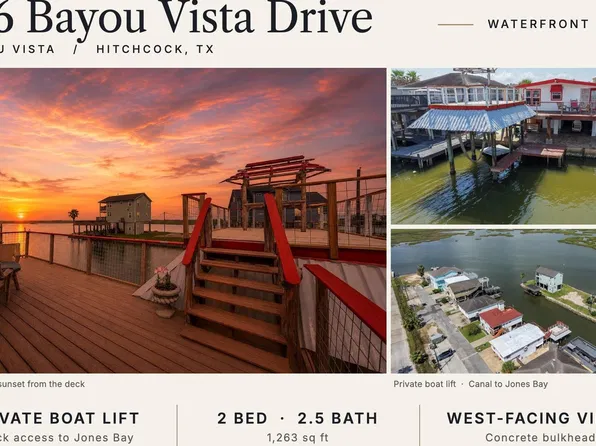 116 Bayou Vista Dr, Hitchcock, TX 77563