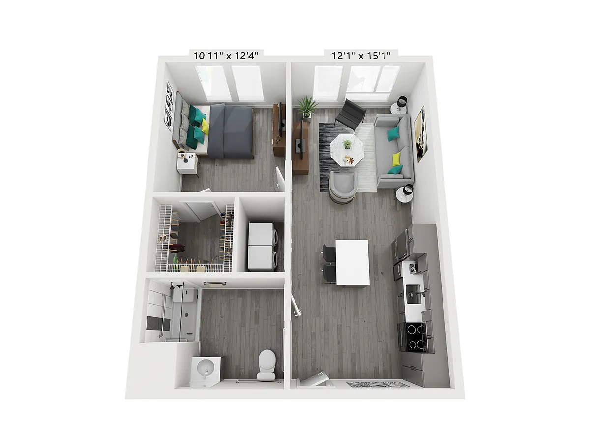 Floor plan M1BA-1