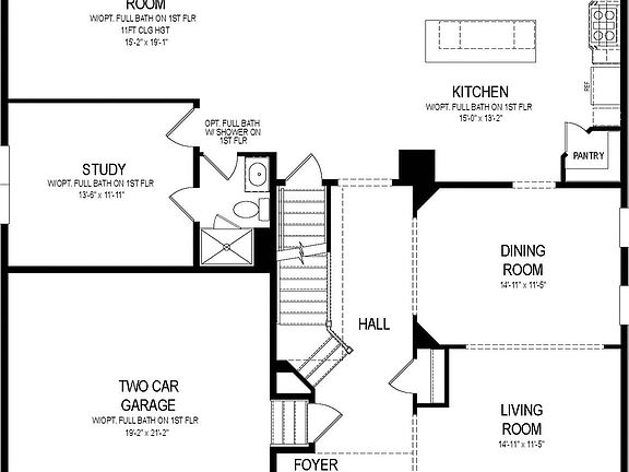 Optional First Floor with Full Bath
