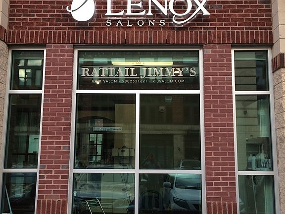 View of the front of the salon