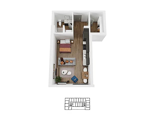Floor plan Heredia