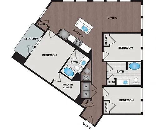 Floor plan C1, C2, C1 Loft and C2 Loft
