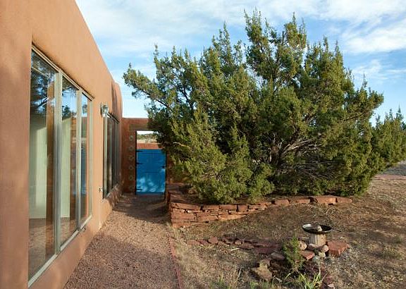 entry through courtyard