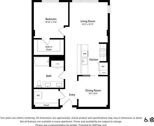 A14D | 1x1 | 848 sq ft A14D | 1x1 | 848 sq ft